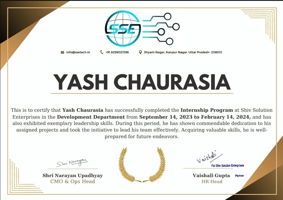 Internship Offer Letter 4